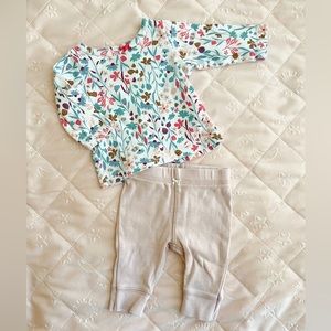 Floral Shirt and Pants Set